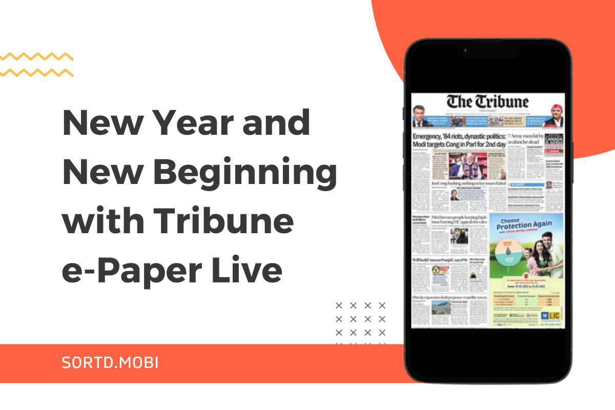 New Year and New Beginning with Tribune E-Paper with Paid Subscription